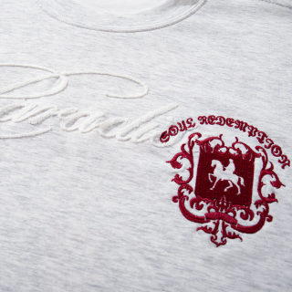 Emblem Embroidered Letter Short Sleeve T-Shirt 3
