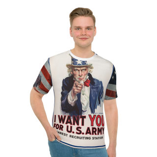 Uncle Sam I Want You poster T-Shirt | All-Over Print