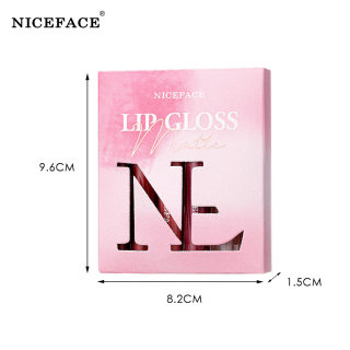 Niceface Matte Lip Glaze Set with Plumping Effect 4