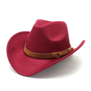 Retro Wide Brim Wool Denim Sun Hat | Casual Autumn Winter Top Hat 4