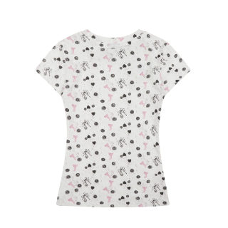 Sweet Edgy Style Short Sleeve T-Shirt for Women 3
