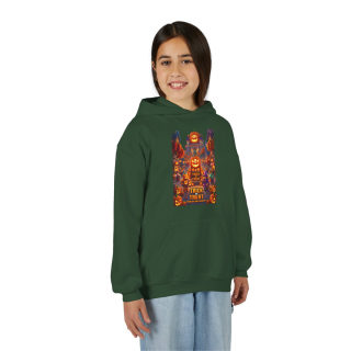 Spooky Pumpkin Patch Trick or Treat Kids Hoodie 40