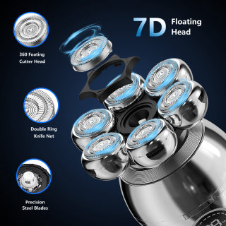 USB Rechargeable Multifunctional Electric Shaver Set