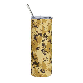 Desert Digital Camo Tumbler | 20oz Stainless Steel Travel Cup 3