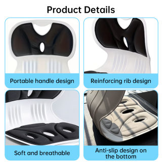 Ergonomic Lumbar Support Seat Cushion for Office Chairs 4