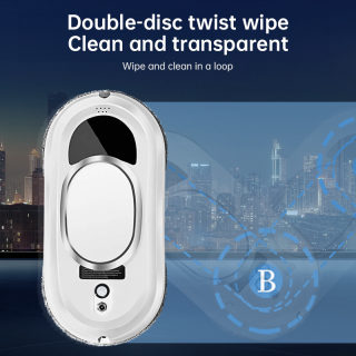 Smart Window Cleaning Robot with Remote Control, 5600Pa Suction 2