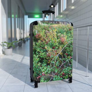Wild Berry Bush Suitcase | Nature Photo Luggage 9