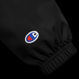 Embroidered Champion Packable Black Jacket "Dirt Is Good" 15