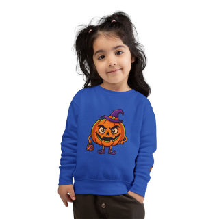 Jack-o'-Lantern Witch Pumpkin Toddler Sweatshirt 45
