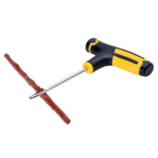 Car Tire Repair Tool Set with Vacuum Seal Strips 5