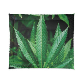 Marijuana Leaf Comforter 5