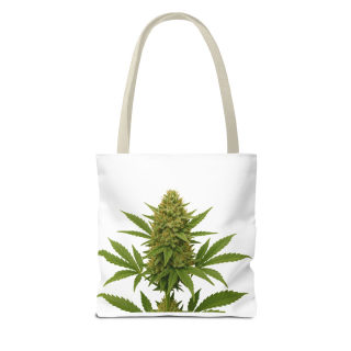 Cannabis Bud Illustration Tote | Botanical Cannabis Plant Tote 25