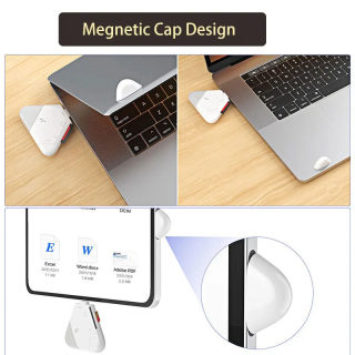 Memory card reader — 3-in-1 memory card reader with triangular magnetic cap 6