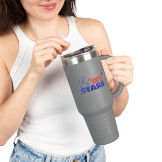 USA Stars insulated travel mug, 40oz 37