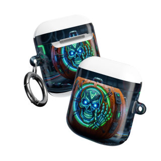 Neon Skull Pumpkin AirPod Case 23