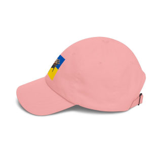 Grill Skewers on Blue Yellow Flag Dad Cap | BBQ Ukraine Baseball Hat 32