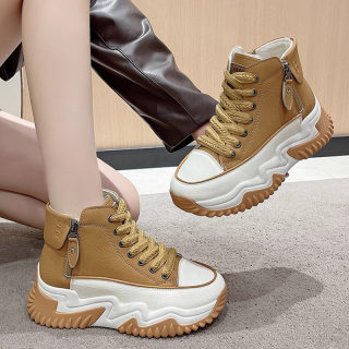 Small Niche High-Top Women's Shoes | Thick Sole Casual Sports Sneakers 2