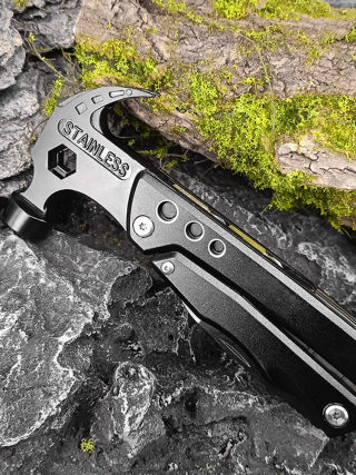 Portable Folding Multi-Function Emergency Hammer | Car Escape Tool
