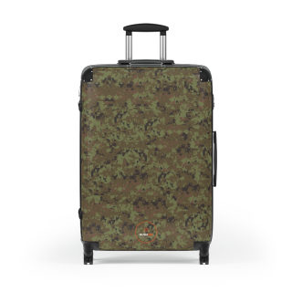 Digital Camo Suitcase | Carry-On Luggage with Telescoping Handle 3