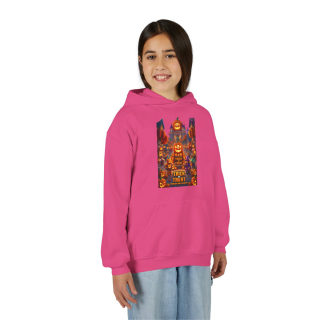 Spooky Pumpkin Patch Trick or Treat Kids Hoodie 47