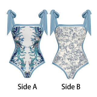 One-piece swimsuit (tie-up) 3