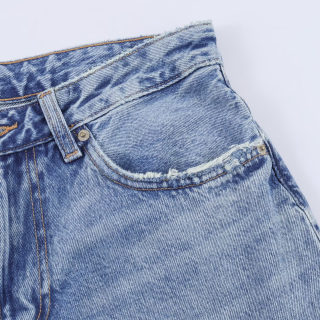 Street Heart-Shaped Ripped Straight Leg Jeans 4