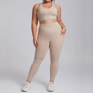 Women's High-End Fitted Two-Piece Yoga Set 6