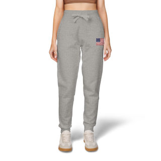 American flag embroidered sweatpants 36