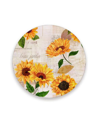 Round Ceramic Placemat, DIY-Pattern Coaster 5