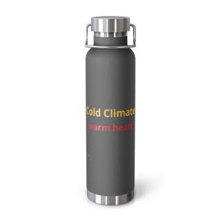 Copper vacuum insulated bottle "Cold Climate Warm Heart" 3