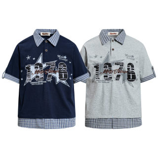 Star Letter Print Polo Shirt | Streetwear 3
