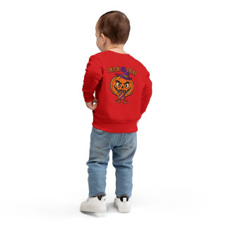 Jack-o'-Lantern Witch Pumpkin Toddler Sweatshirt 40