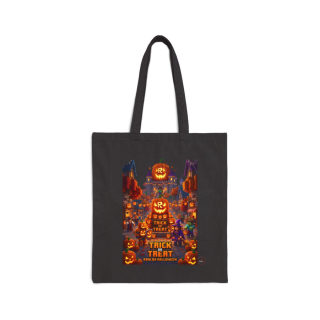 Halloween Pumpkin Patch Trick or Treat Tote | Haunted Town Jack-o'-Lanterns 4