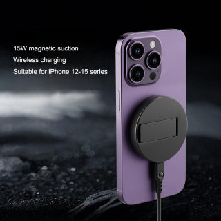 Phone holder — magnetic wireless fast charger for Apple 15 2