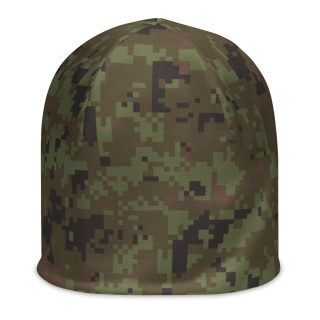 All-Over Print Beanie Green Digital Camo 7