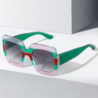 Retro-Style Square Large-Frame Fashion Sunglasses 3