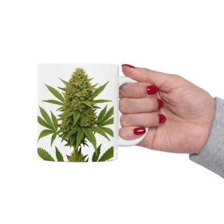 Cannabis Leaf Pattern Mug | Ceramic Coffee Cup 18