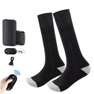 Remote-Control USB-Rechargeable Heated Socks, Unisex 6