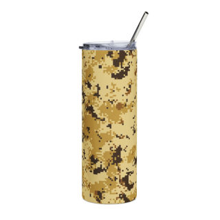 Desert Digital Camo Tumbler | 20oz Stainless Steel Travel Cup 2