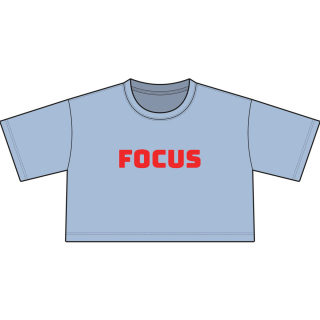 FOCUS graphic cropped tee 3