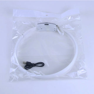Multi-Color LED Glow Collar for Dogs, Adjustable Length 4
