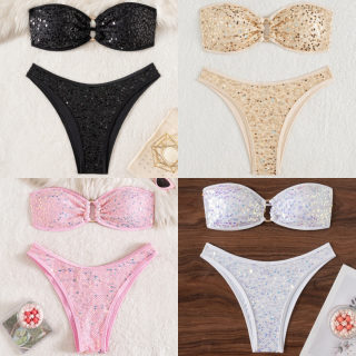 Sequin bikini set