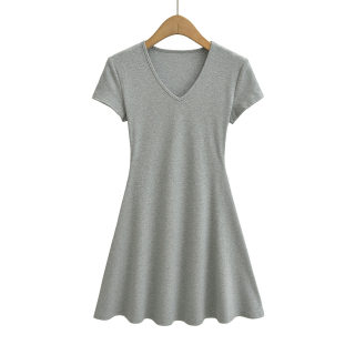 V-Neck Short Sleeve Mini Dress 5