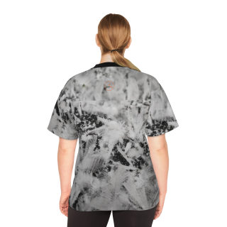 Frost Crystal Pattern Football Jersey | All-Over Print 4