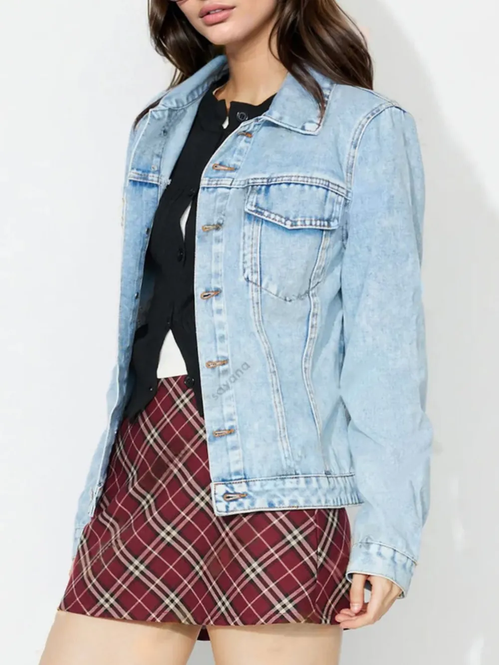 Fashionable Casual Loose Denim Jacket for Women | Trendy Girl Style 3