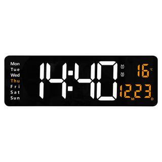 16-Inch Nordic-Style Digital LED Wall Clock 3