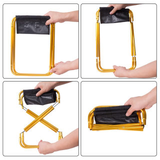 Foldable Aluminum Fishing Stool 2