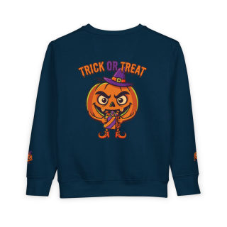 Jack-o'-Lantern Witch Pumpkin Toddler Sweatshirt 15