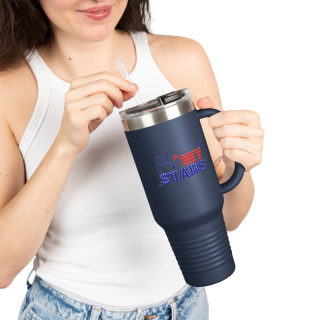 USA Stars insulated travel mug, 40oz 40
