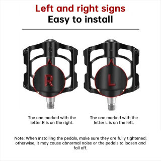 Bike accessory — universal aluminum alloy pedals with sealed bearings 5